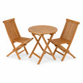 Ensemble de meubles de jardin en bois d'acacia pliable