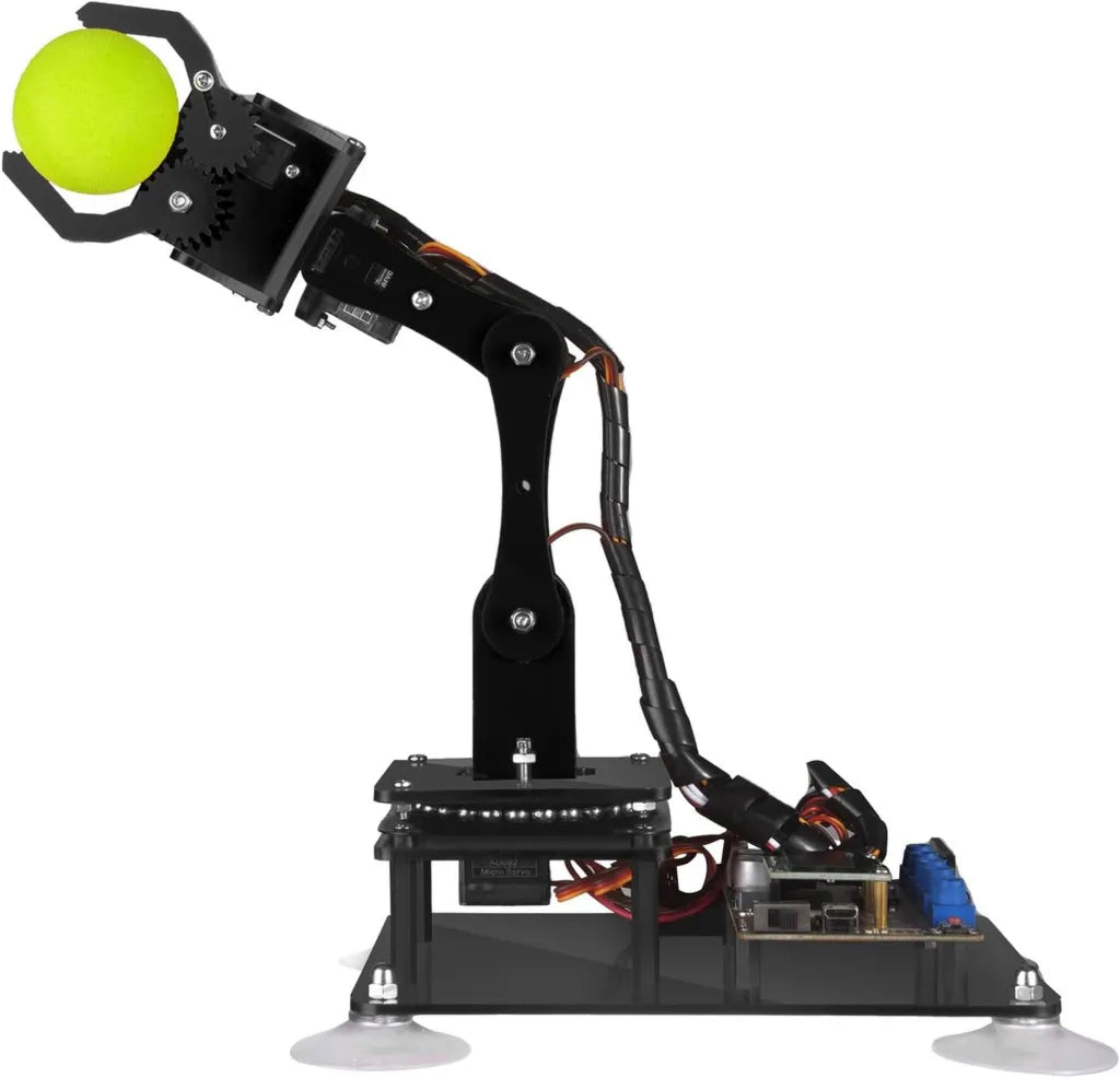 Ensemble de Bras Robotique 5-DOF Adeept pour Arduino - Kit Éducatif avec Écran OLED et Tutoriels