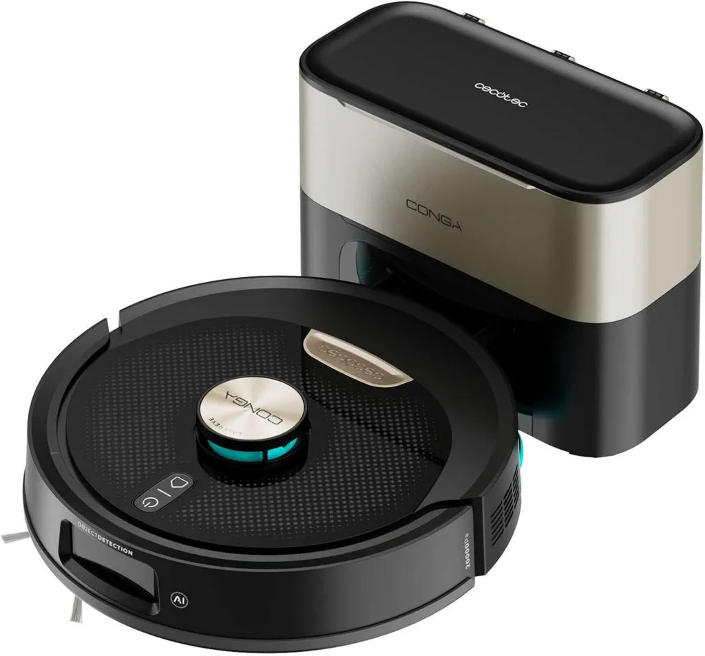 Aspirateur Robot Cecotec Conga Y100 X-Treme avec Vidage Automatique et IA, 20000Pa, Navigation Laser, Réservoir 2,8L, 220m², Contrôle par App