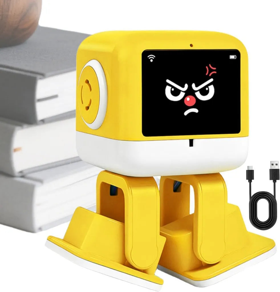 Robot Compagnon avec IA, Commande Vocale Émotionnelle, Jouet Éducatif pour Enfants et Adolescents