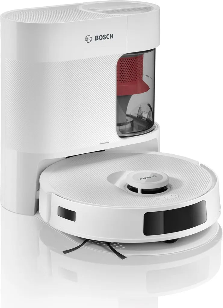 Aspirateur Robot Laveur Bosch, 11000 Pa, Navigation Infrarouge, Connectivité Home, Blanc
