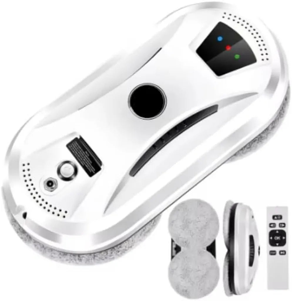 Robot Lave-Vitres Automatique, 5600 Pa, Télécommande, Navigation Intelligente