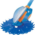 Robot de Piscine Zodiac Kontiki 2, Nettoyage Hydraulique du Fond, Compatible Piscines Jusqu'à 8x4 m, Aspiration à Diaphragme, Modèle Bleu/Orange
