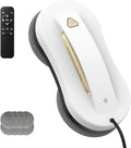Nettoyeur de Vitres Automatique Intelligent avec Télécommande et Double Pulvérisation - Idéal pour Fenêtres Intérieures et Extérieures de Grands Immeubles, Or avec 10 Chiffons