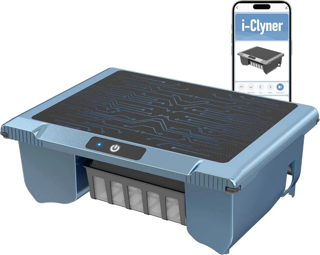 Robot Skimmer Solaire pour Piscines, Nettoyage Automatique 24/7, Double Recharge, Retour à la Base