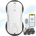 Fmart T11 Robot lave-vitres avec 10 lingettes, pulvérisation automatique, sécurité renforcée, navigation intelligente, télécommande incluse