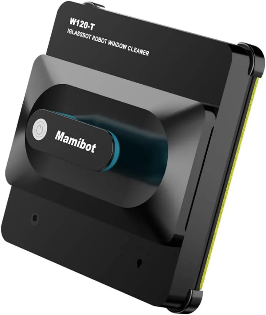 Robot Laveur de Vitres Mamibot W120-T, Nettoyage Automatique et Sécurisé, Compatible Télécommande et Application, Couleur Noire