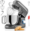 Robot de Cuisine 2000W en Acier Inoxydable 6,2L avec Accessoires Complets, Anthracite
