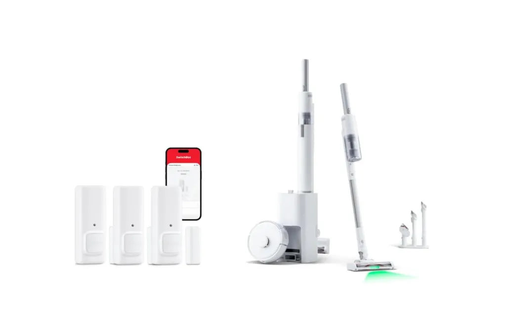 Aspirateur Robot SwitchBot K10+ Pro avec Vidage Automatique et Capteurs pour Portes