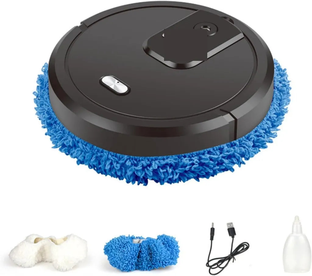Aspirateur Robot Intelligent Sans Fil DieffematicJQX - Nettoyage Sec et Humide avec Humidification - Noir