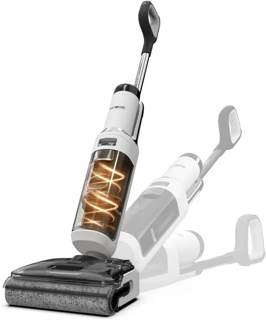 Tineco Floor One S6 Aspirateur Laveur Intégré, Intelligent et Puissant, Nettoyage 180° À Plat, Technologie Flashdry, 40 Min d'Autonomie