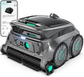 Robot de Piscine Sans Fil WYBOT OS600, Nettoyage Intelligent, 120 Min d'Autonomie, Stations Automatiques, Pour Piscines Enterrées et Hors-Sol, Noir et Vert