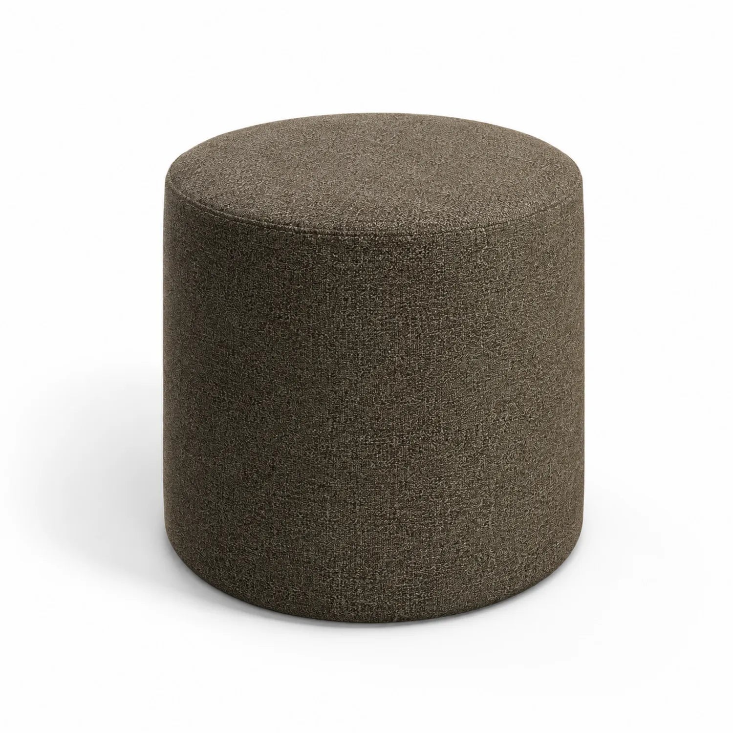 Tabouret Cylindrique en Polyester Marron