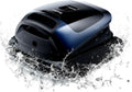 Nettoyeur de Piscine Automatique sans Fil 3-en-1, Filtration 5L Feuilles, Utilisation Facile, Idéal Grands Bassins, Connexion Intelligente, Bleu