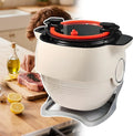 Robot Culinaire Automatique, Sauteur avec Chauffage Induction 1000 W, 3 Niveaux, Rotation 360°