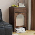 Meuble de rangement robotisé avec roulettes et tiroirs, parfait pour une organisation pratique