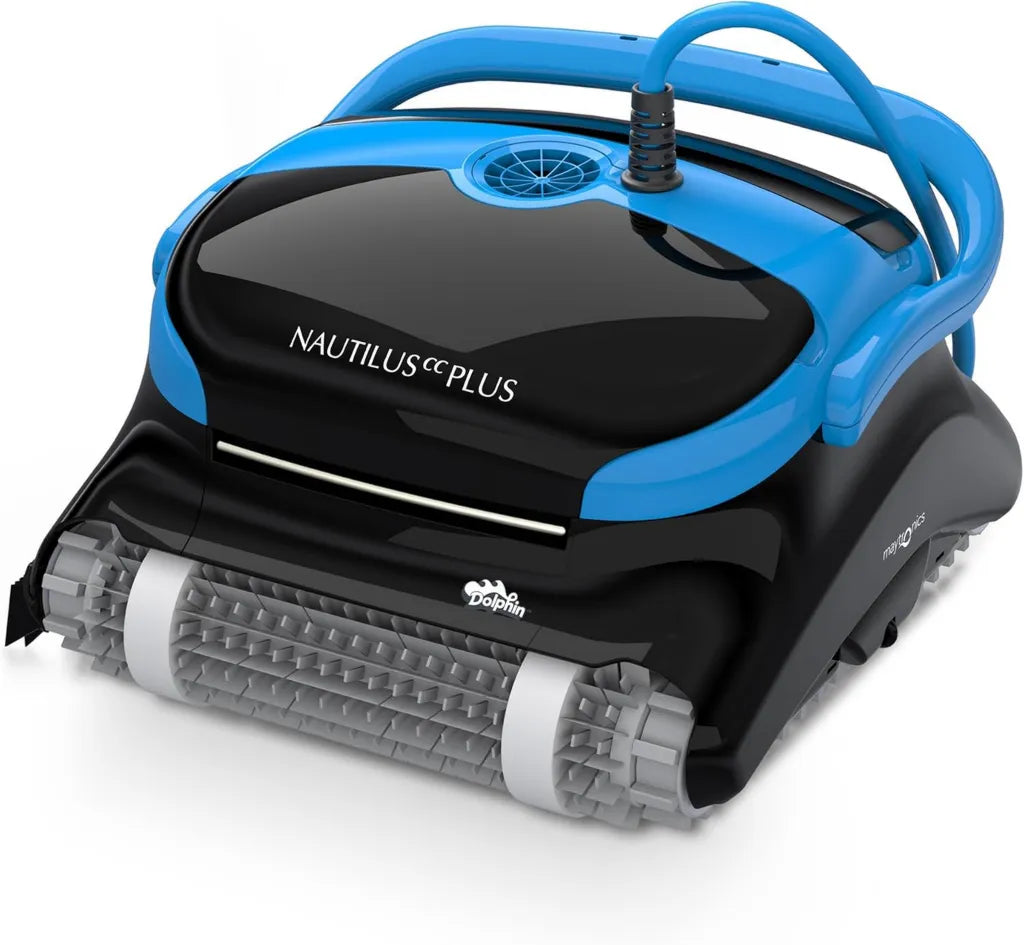 Robot de Piscine Dolphin Nautilus CC Plus avec Programmation Intelligente, Filtration Double, Pour Piscines Hors Sol jusqu'à 12m
