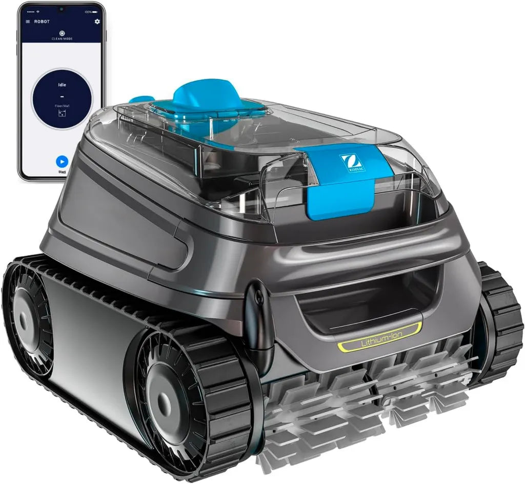 Robot de Piscine sans Fil Zodiac Freedom CNX-Li 52 IQ avec Batterie Lithium, Nettoyage Complet et Connectivité iAqualink