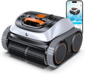 Robot de Piscine Winny C1 Sans Fil - Nettoyage Complet, Navigation Intelligente, Autonomie 150 Min, Stationnement Automatique, Contrôle via Application, Orange et Blanc