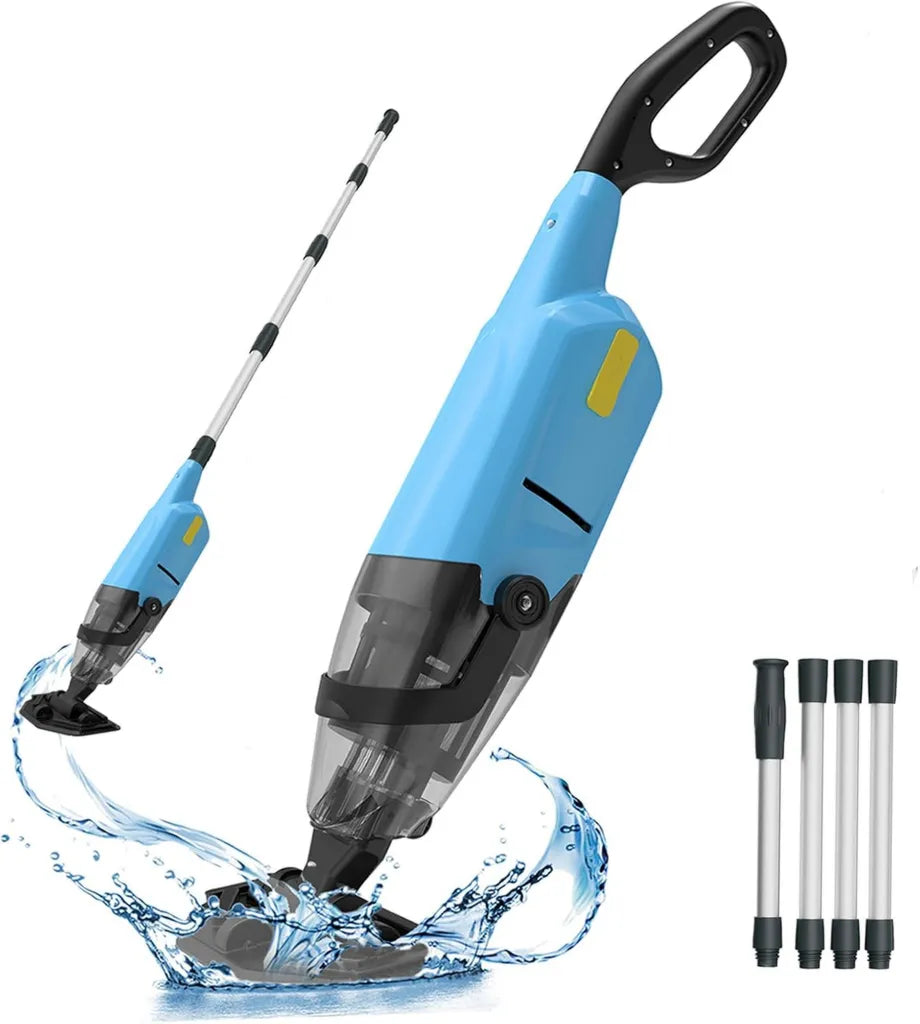 Aspirateur Piscine Sans Fil avec Autonomie de 90 Minutes et Débit 4088 L/h