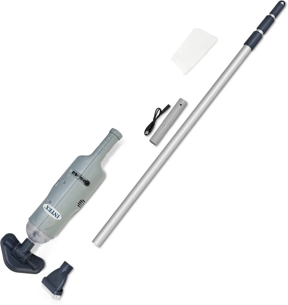 Aspirateur Piscine Rechargeable Portatif Intex - Gris