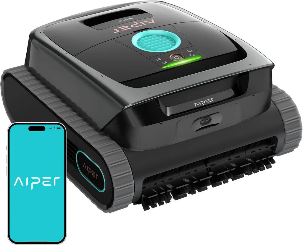 Robot de Piscine Sans Fil AIPER Scuba S3 - Nettoyage Complet et Navigation Intelligente