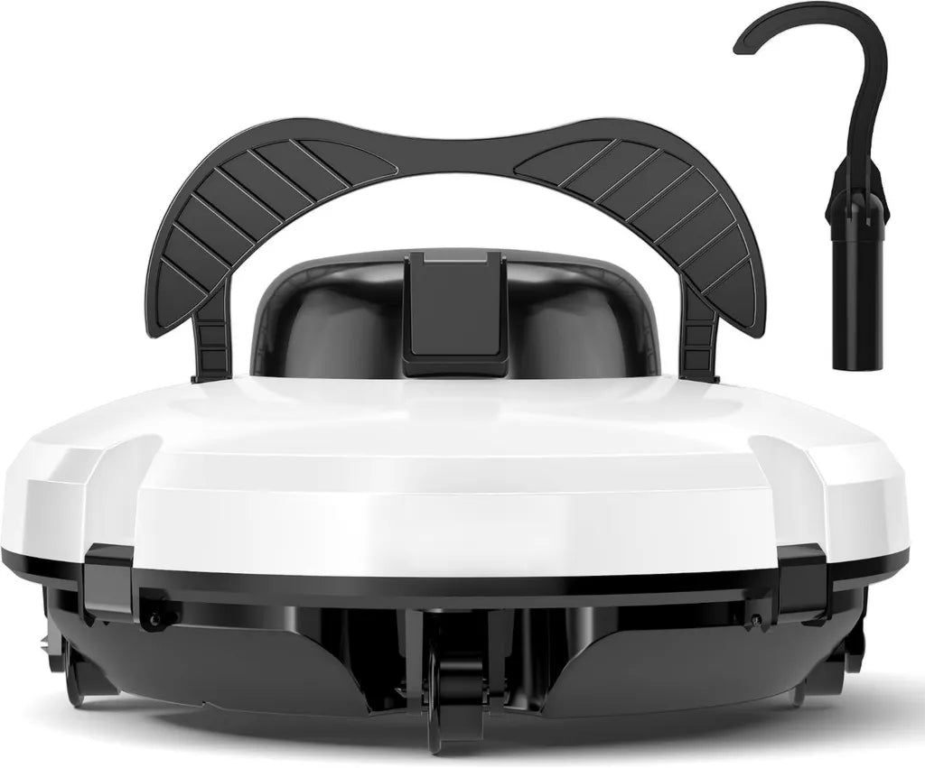 Aspirateur de Piscine Robotisé Sans Fil 2026, Autonomie 120 minutes, Nettoyage Automatique pour Piscines Jusqu'à 1000 Pieds Carrés