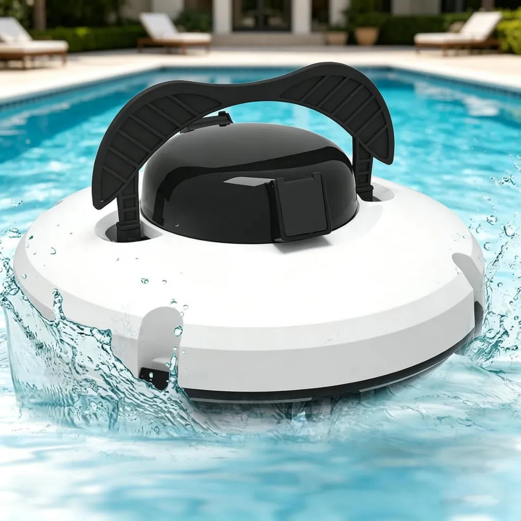 Aspirateur sans fil pour piscine, nettoyage sous-marin rechargeable, autonomie 100 min, adapté jusqu'à 100 m²