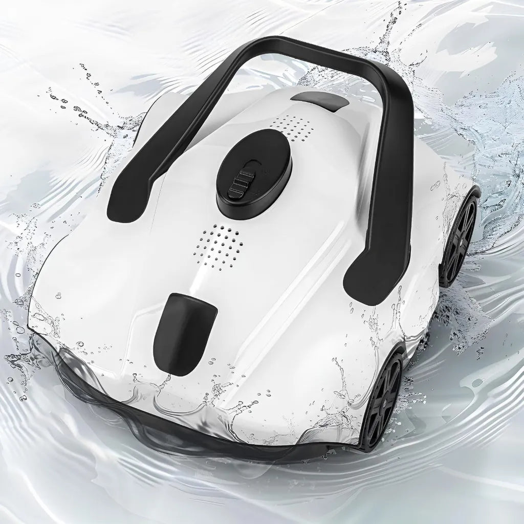 Aspirateur de Piscine Automatique Sans Fil, Haute Puissance pour Piscines Hors-Sol