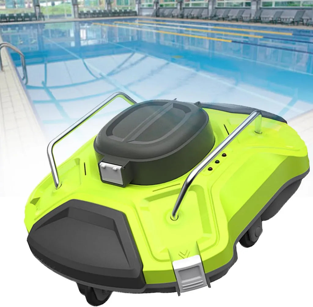 Robot Nettoyeur de Piscine Automatique sans Fil avec Retour Intelligent