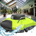 Aspirateur de Piscine Automatique sans Fil à Double Moteur Puissant pour Piscines Plates