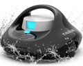 Aspirateur Piscine Hors Sol Pleco, Nettoyage Puissant 130 Min, Recharge Rapide 2,5h, Double Moteur, Pour Piscines Plates jusqu'à 85 m²