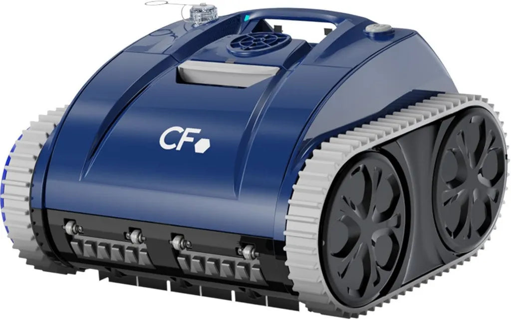 Robot de Piscine Sans Fil CF200CL - Autonome avec Batterie - Nettoyage Complet jusqu'à 80m²