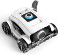 Robot de Nettoyage de Piscine WYBOT Osprey 300II, Aspirateur Sans Fil avec Batterie, Parking Automatique, Convient aux Piscines Hors Sol jusqu'à 100m², Buse Réglable, Autonomie 120 Min (Noir et Blanc)