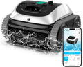 Robot de Piscine Intelligent WYBOT C1 avec Nettoyage Automatique pour Sol et Parois, 150 Min d'Autonomie, Couverture de 150m² (Vert Blanc)