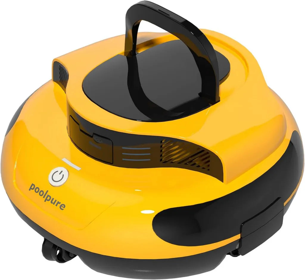 Robot de Piscine Sans Fil POOLPURE, 5000 mAh avec Double Moteur et Indicateurs LED