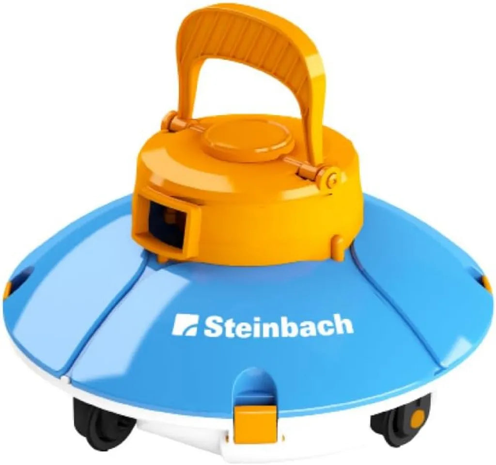 Aspirateur de Piscine Sans Fil Steinbach pour Surfaces Jusqu'à 10m² - Autonomie 60 Minutes - Compatible Eau Salée