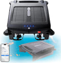 Aspirateur de Piscine Solaire sans Fil avec Application, Adapté à Toutes Surfaces, Sécurité pour Eaux Peu Profondes