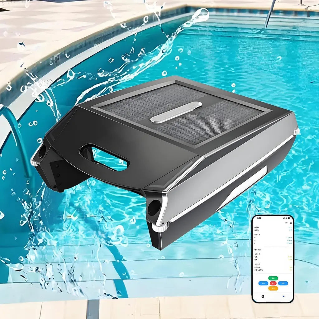 Nettoyeur de Piscine Solaire Intelligent sans Fil pour Toutes Piscines