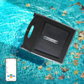 Robot nettoyeur de piscine solaire avec application, batterie 7000 mAh, sans fil, panier 8L