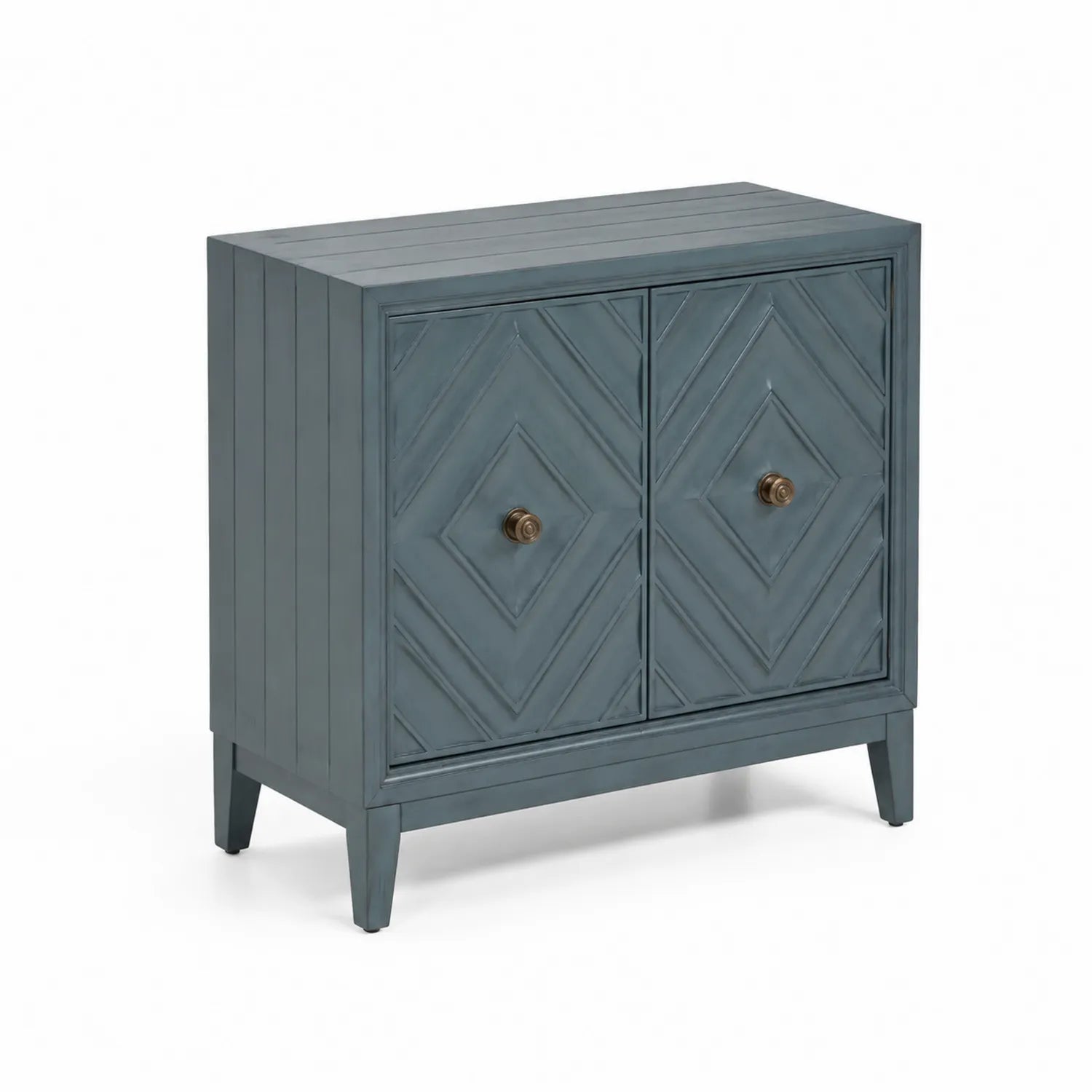 Buffet en bois avec deux portes 80x35x75 cm