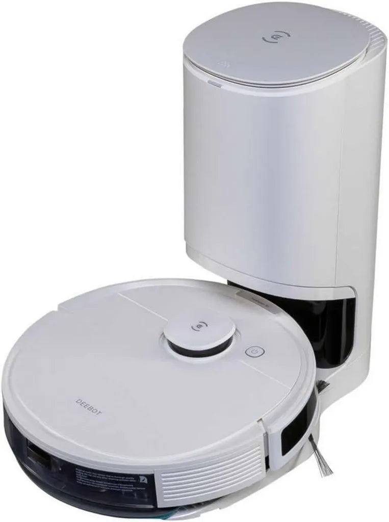 ECOVACS N8 Pro+ Robot Aspirateur avec Station de Vidage Automatique, Navigation Laser, Détection 3D, Compatible Alexa et Google Home