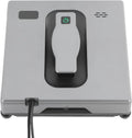 Robot laveur de vitres intelligent avec aspiration puissante 2500 Pa et réservoir d'eau 50 ml, idéal pour appartements et bureaux (gris argenté)