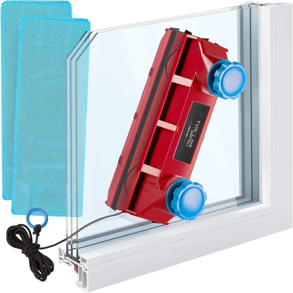 Nettoyeur de Vitres Magnétique Tyroler D-3 pour Double Vitrage 2-28mm