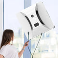 Robot de Nettoyage de Vitres Automatique avec Système de Sécurité Triple, Commande à Distance et Application, Compatible Toutes Surfaces Lisses