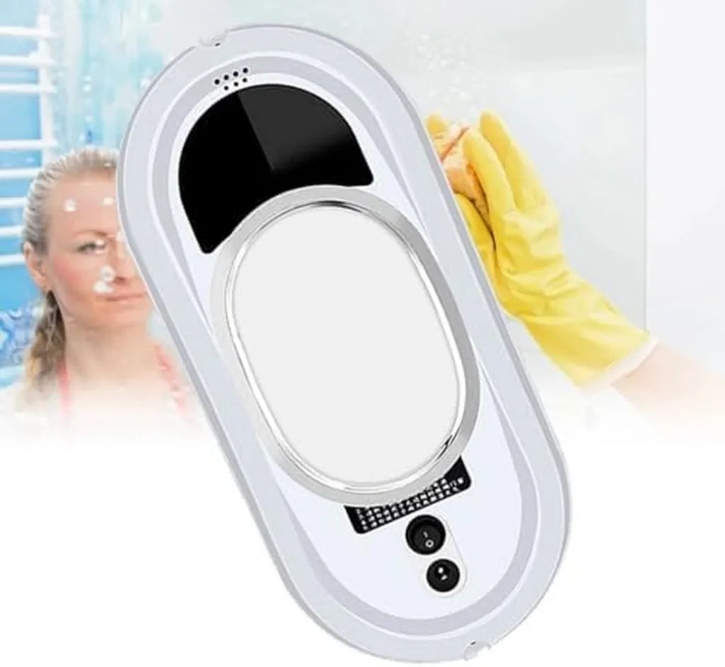 Robot laveur de vitres intelligent 5600Pa avec télécommande, pour fenêtres hautes, carrelage et miroirs, système de sécurité anti-calcaire