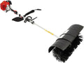 Souffleur à Feuilles Thermique 52cc 2 Temps 8500 tr/min 2,3 CV avec Brosse de 52 cm