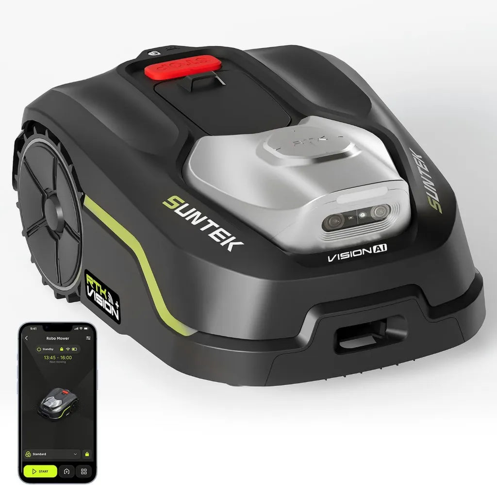 Robot Tondeuse SUNTEK SRM3050 avec RTK et LiDAR pour 750 m², Contrôle APP