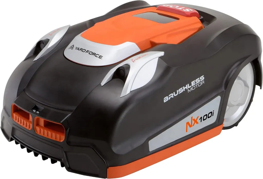 Robot Tondeuse YARD FORCE NX100i - 1000 m², contrôle via application, capteur iRadar, multi-zones, écran LCD