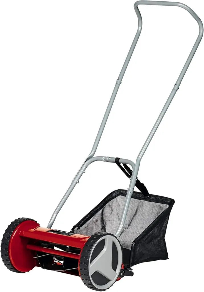 Tondeuse à Gazon Manuelle Einhell GC-HM 300 avec Cylindre de Coupe en Acier et Bac de 16L